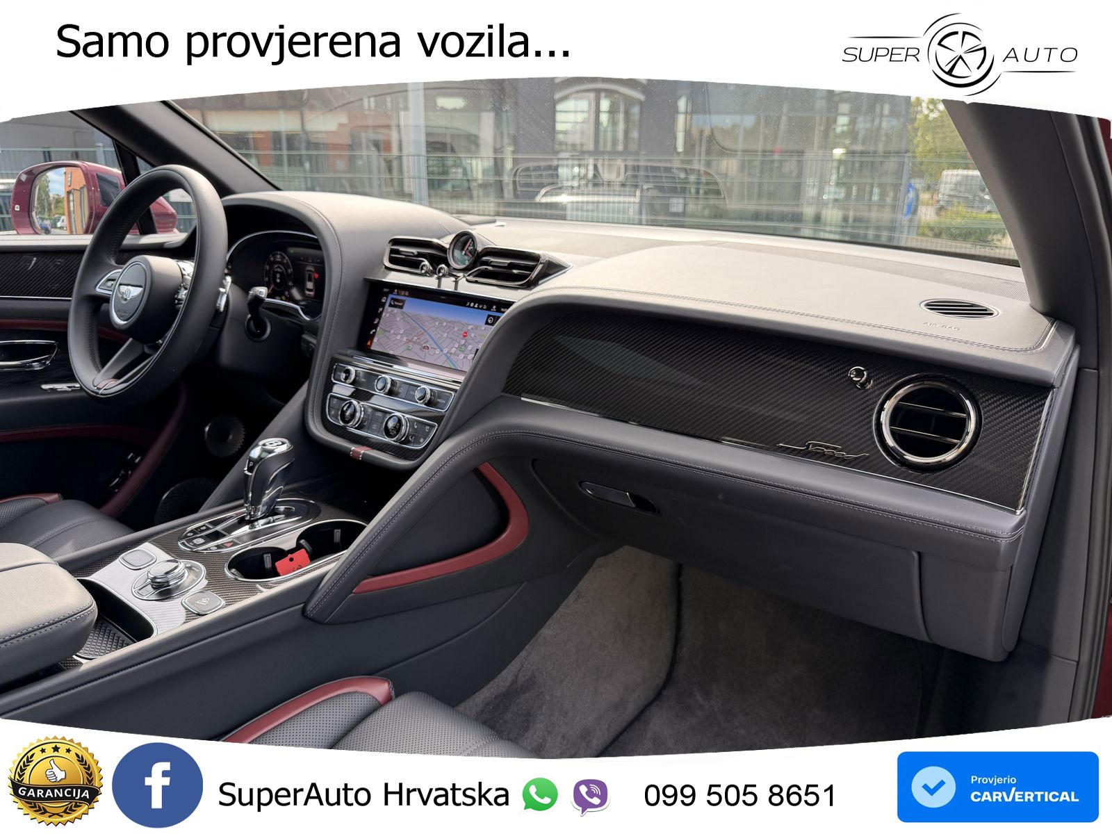 Bentley Bentayga Speed 4.0 V8 (650 KS) AWD Automatic ZRAČNI+ACC+GR SJED+KAM+PANO