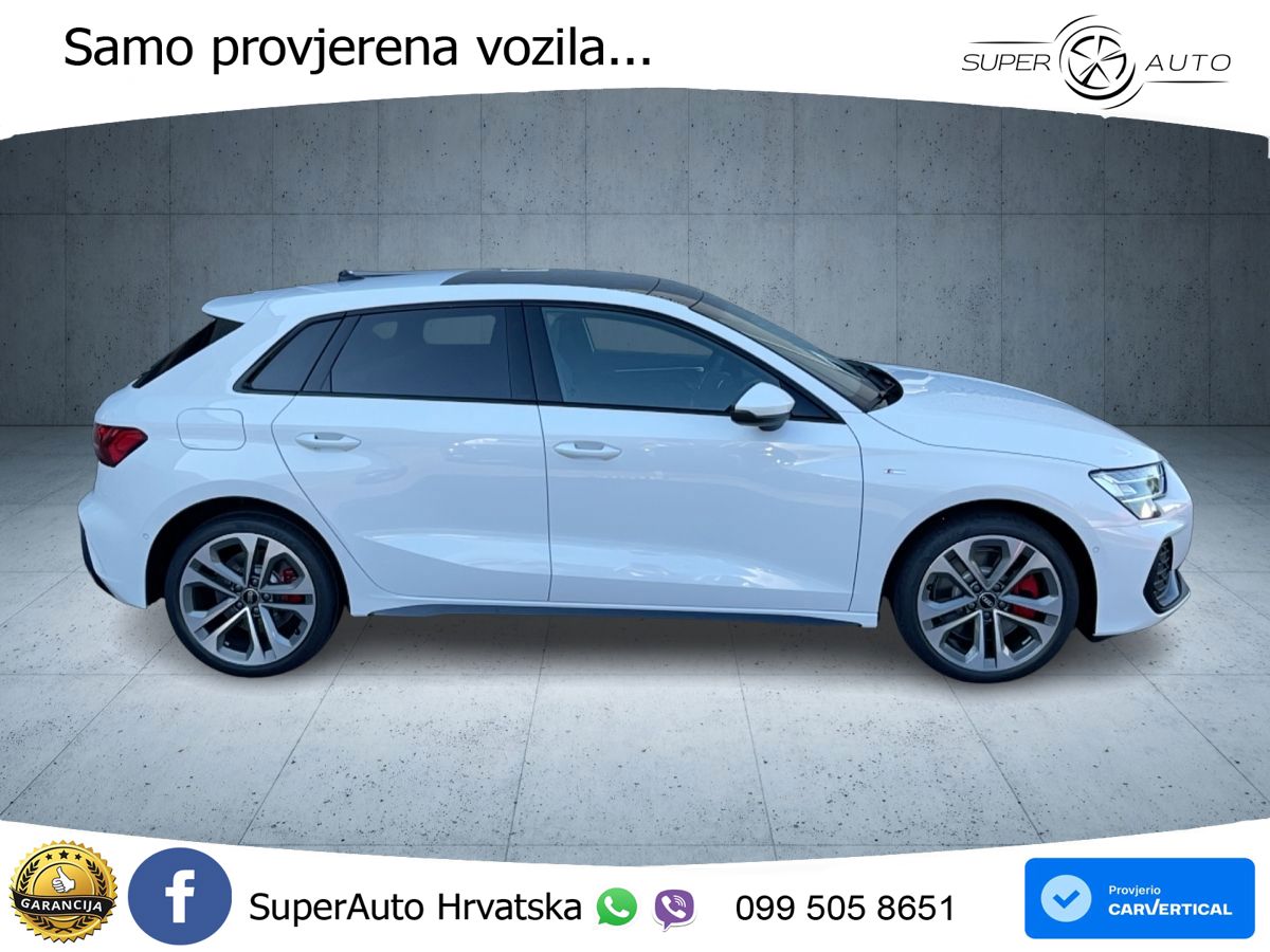 Audi A3 45 TFSIe (272 KS) S tronic S line MATRIX+GR SJED+KAM