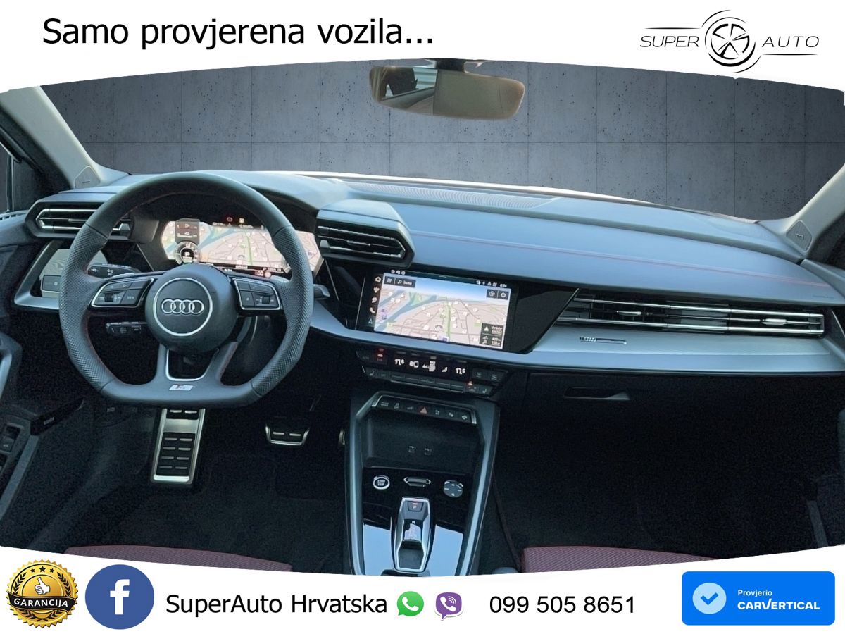 Audi A3 45 TFSIe (272 KS) S tronic S line MATRIX+GR SJED+KAM