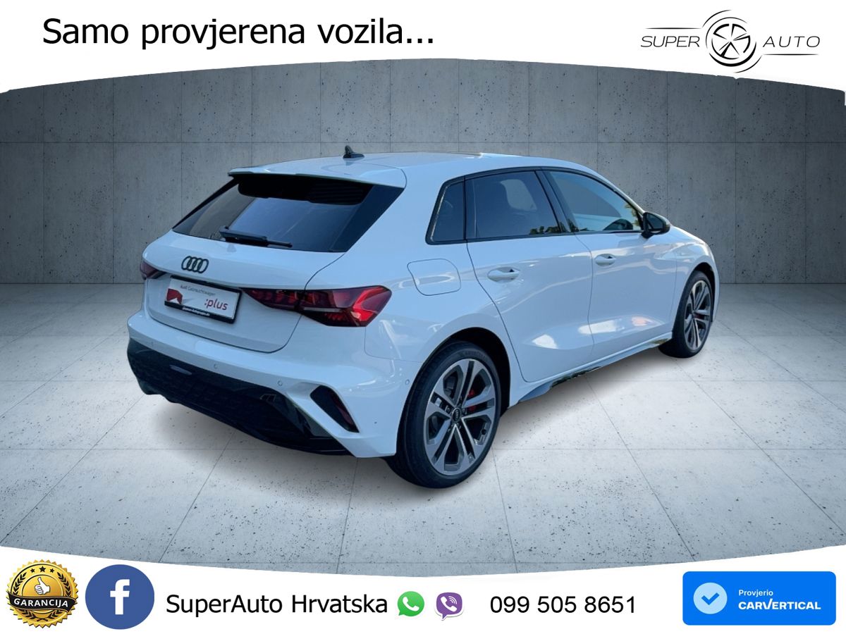 Audi A3 45 TFSIe (272 KS) S tronic S line MATRIX+GR SJED+KAM
