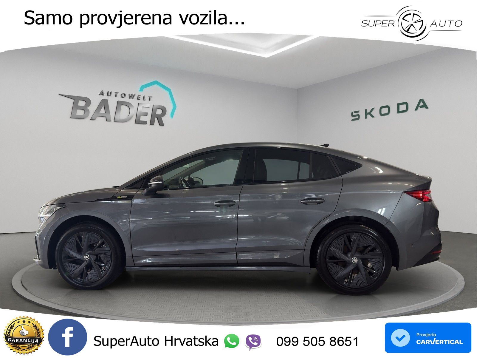 Škoda Enyaq Coupe iV RS 82 kWh (299 KS) AWD Lounge LED+GR SJED+ACC