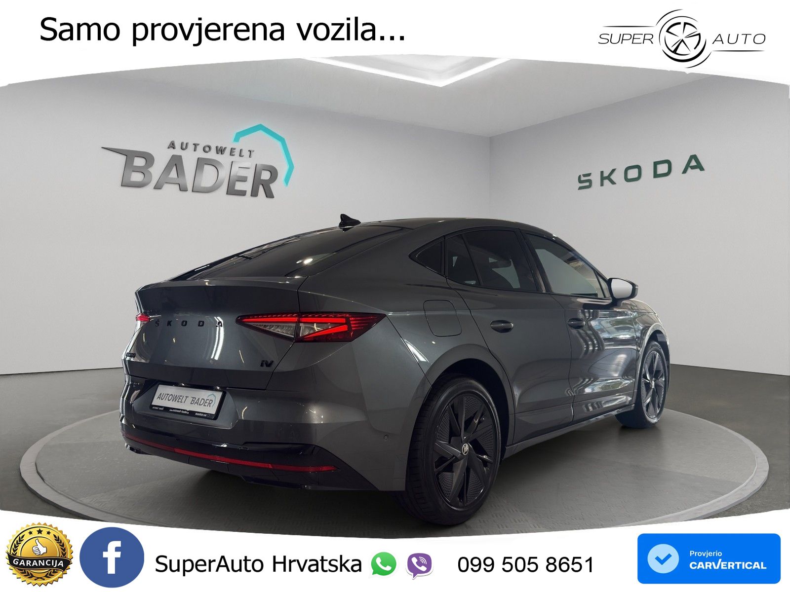 Škoda Enyaq Coupe iV RS 82 kWh (299 KS) AWD Lounge LED+GR SJED+ACC