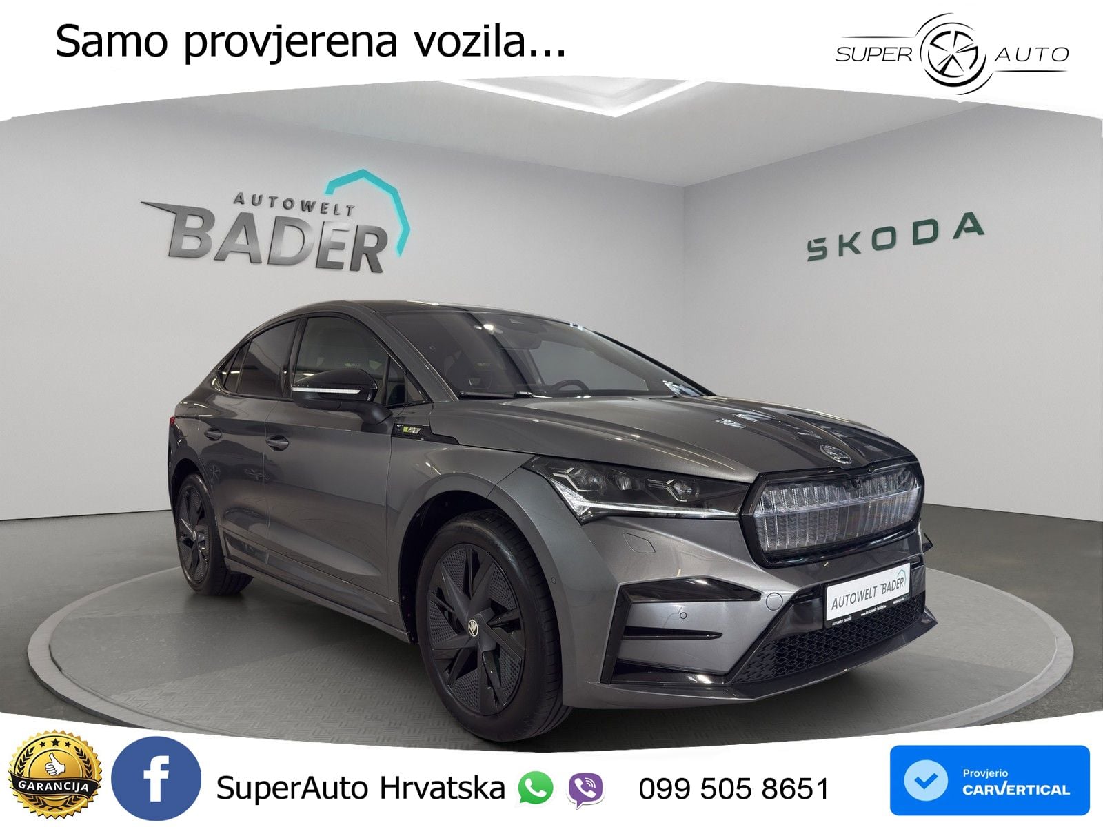 Škoda Enyaq Coupe iV RS 82 kWh (299 KS) AWD Lounge LED+GR SJED+ACC