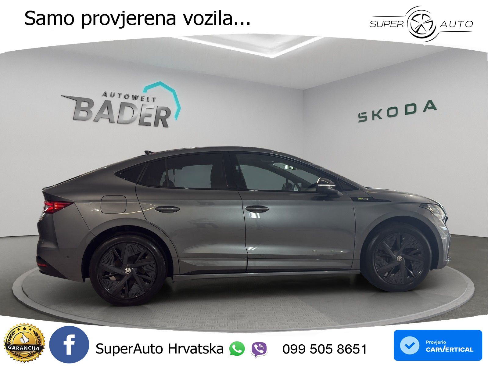 Škoda Enyaq Coupe iV RS 82 kWh (299 KS) AWD Lounge LED+GR SJED+ACC