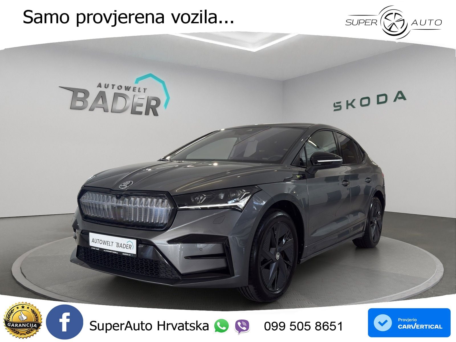 Škoda Enyaq Coupe iV RS 82 kWh (299 KS) AWD Lounge LED+GR SJED+ACC