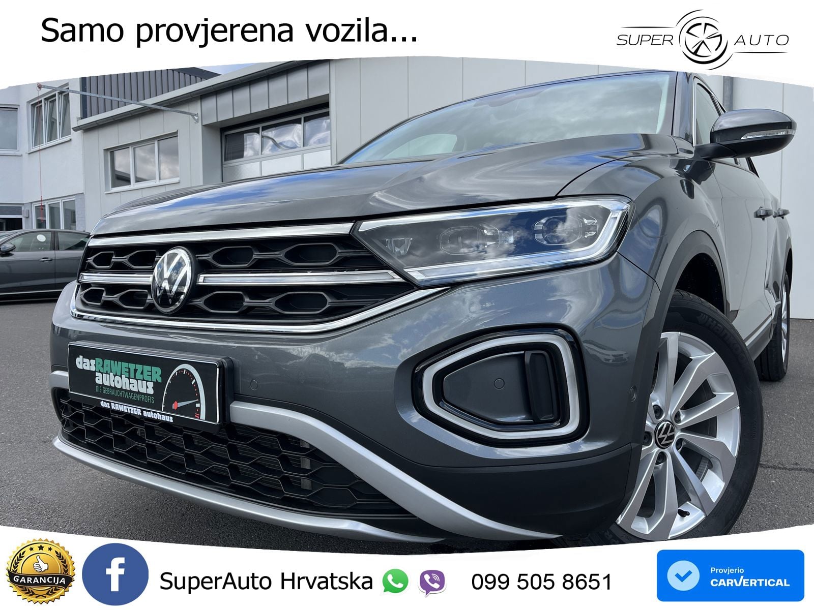 Volkswagen T-Roc 1.5 TSI (150 KS) DSG LED+GR SJED+ACC