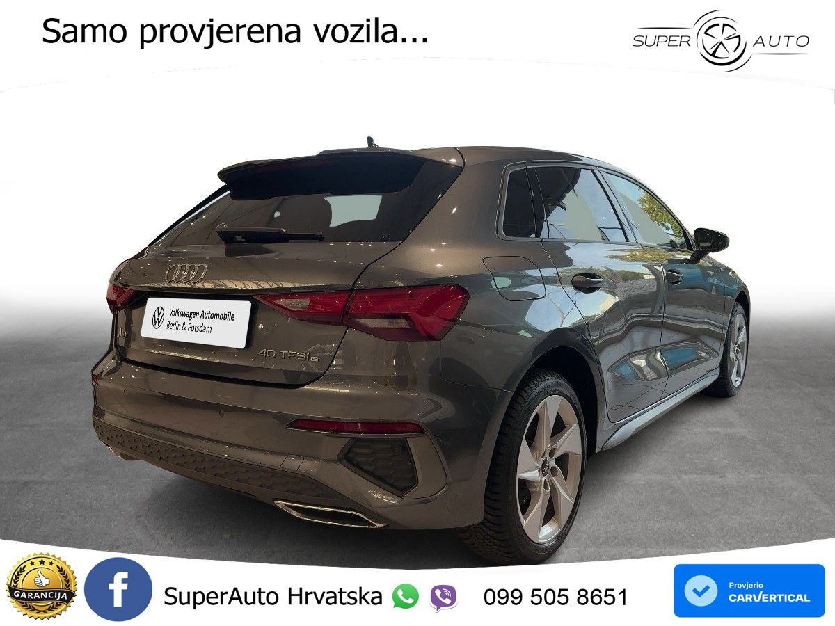 Audi A3 40 TFSIe (204 KS) S tronic S line