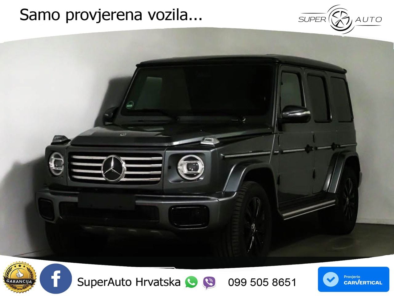 Mercedes G 450d Long (367 KS) 4MATIC 9G-TRONIC LED+GR SJED+ACC