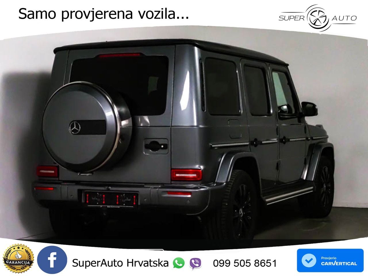 Mercedes G 450d Long (367 KS) 4MATIC 9G-TRONIC LED+GR SJED+ACC