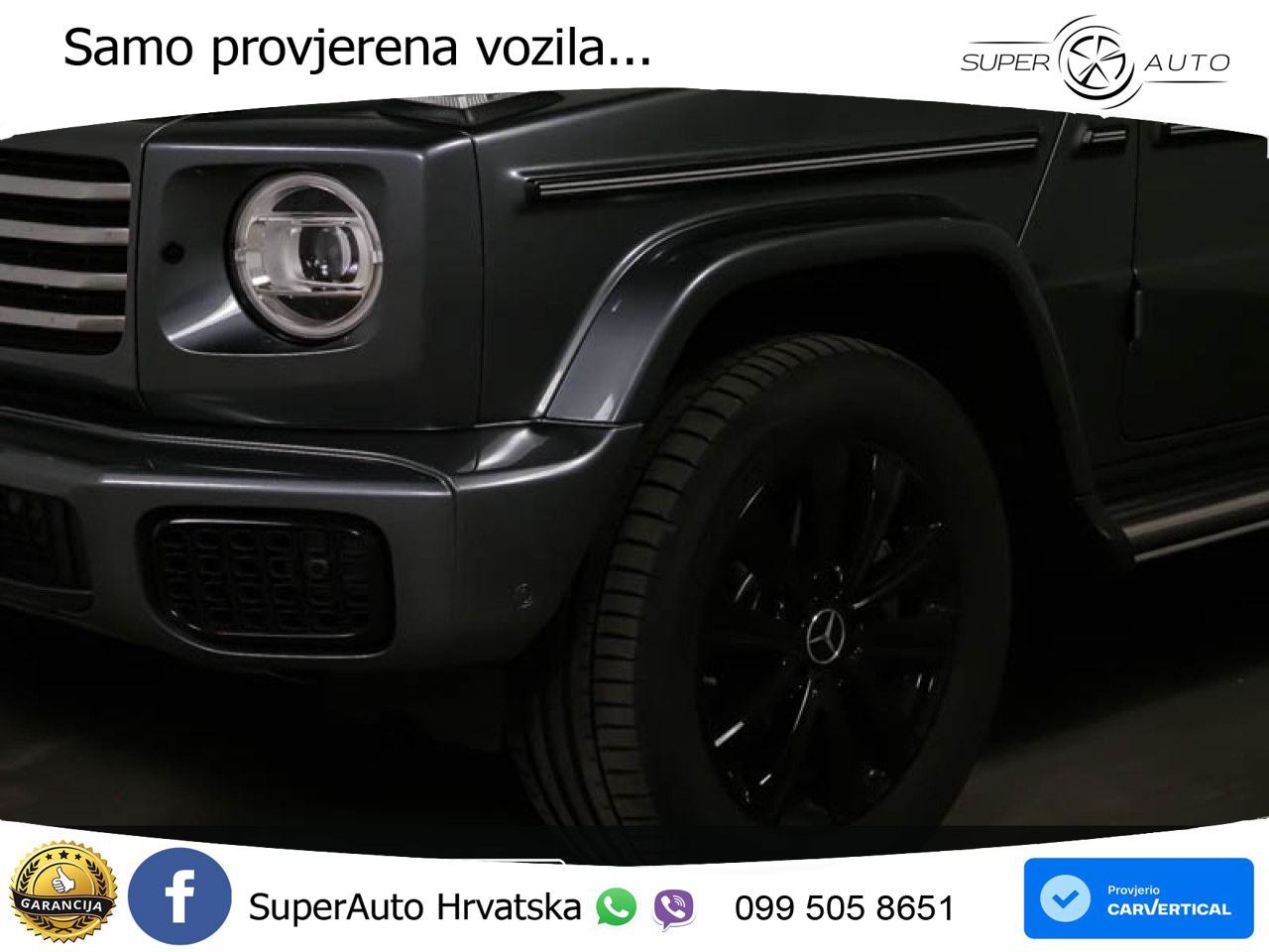 Mercedes G 450d Long (367 KS) 4MATIC 9G-TRONIC LED+GR SJED+ACC