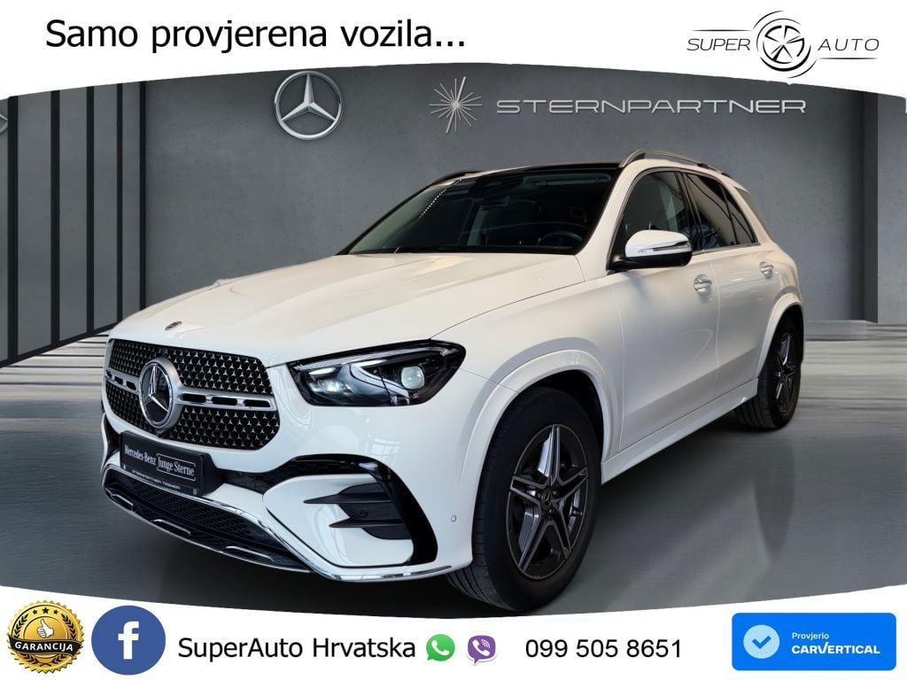 Mercedes GLE 300d (269 KS) EQ Boost 4MATIC 9G-TRONIC AMG ZRAČNI+ACC+GR SJED+360+PANO