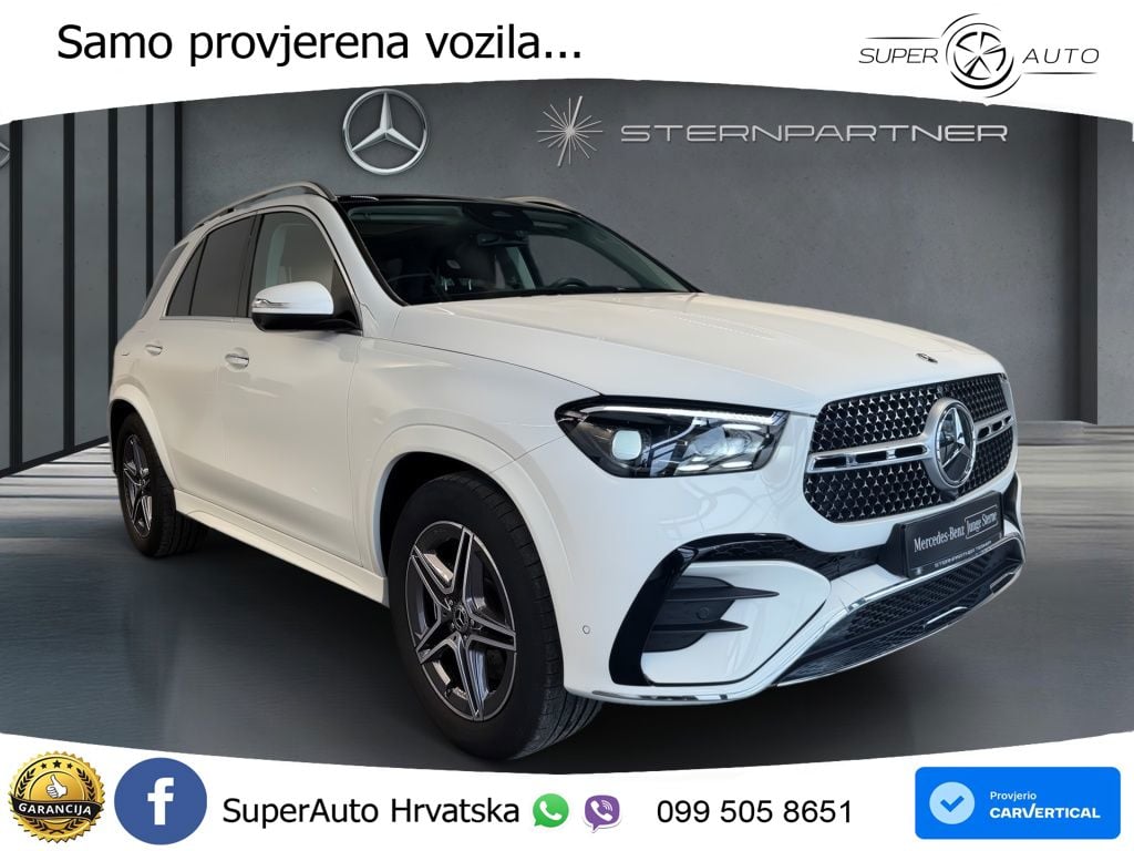 Mercedes GLE 300d (269 KS) EQ Boost 4MATIC 9G-TRONIC AMG ZRAČNI+ACC+GR SJED+360+PANO