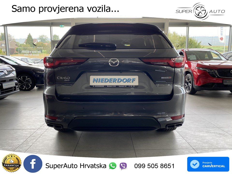 Mazda CX-60 3.3 e-Skyactiv D (254 KS) AWD Automatic MATRIX+GR SJED+KAM