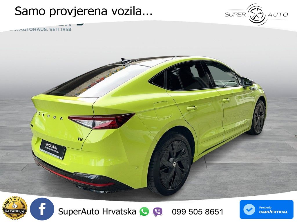 Škoda Enyaq iV RS 82 kWh (299 KS) AWD Lounge MATRIX+GR SJED+KAM
