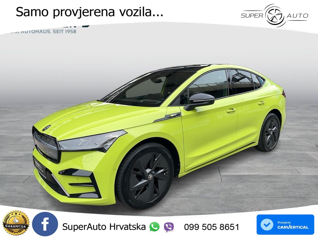 Škoda Enyaq iV RS 82 kWh (299 KS) AWD Lounge MATRIX+GR SJED+KAM