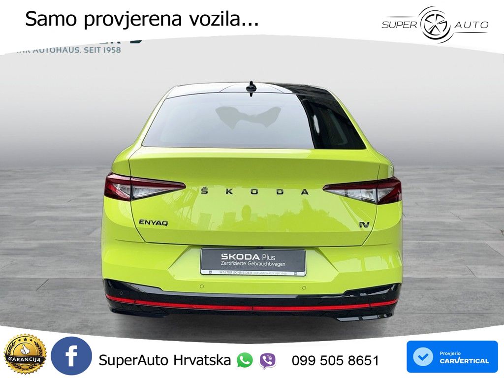 Škoda Enyaq iV RS 82 kWh (299 KS) AWD Lounge MATRIX+GR SJED+KAM