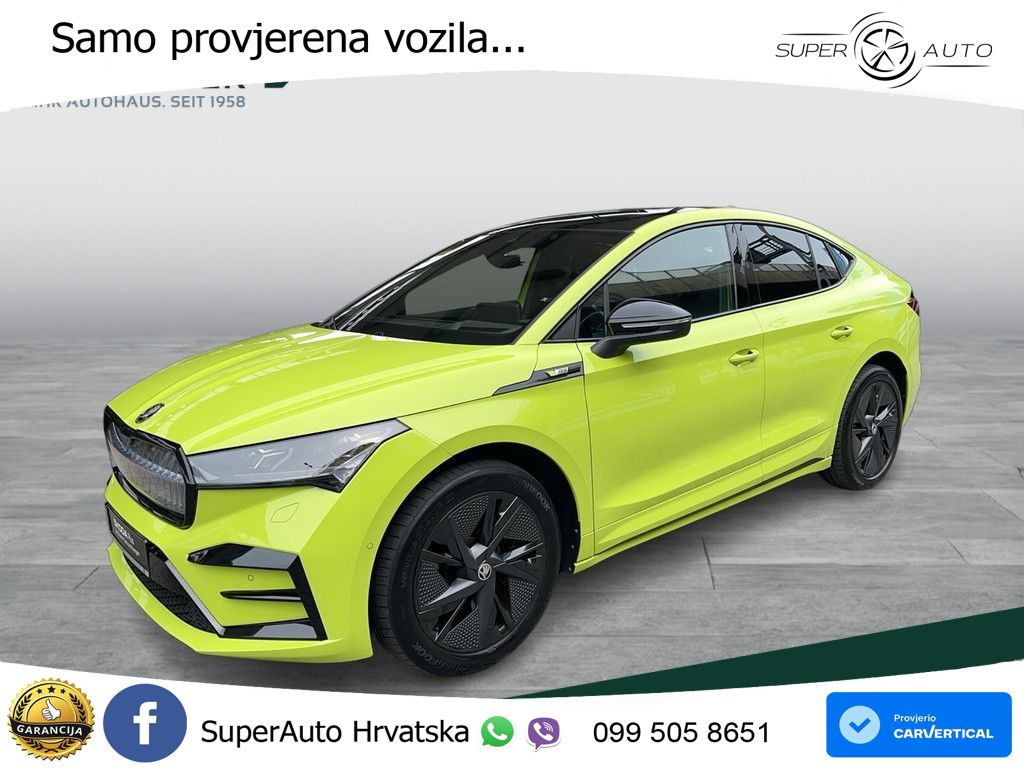 Škoda Enyaq iV RS 82 kWh (299 KS) AWD Lounge MATRIX+GR SJED+KAM