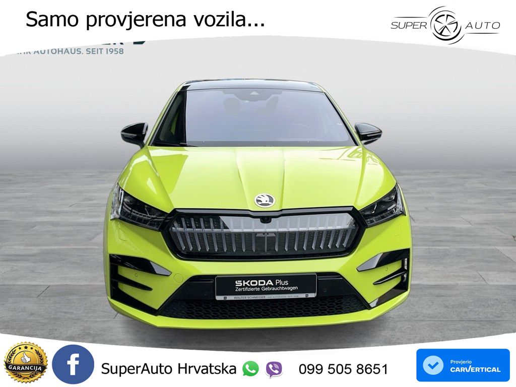 Škoda Enyaq iV RS 82 kWh (299 KS) AWD Lounge MATRIX+GR SJED+KAM