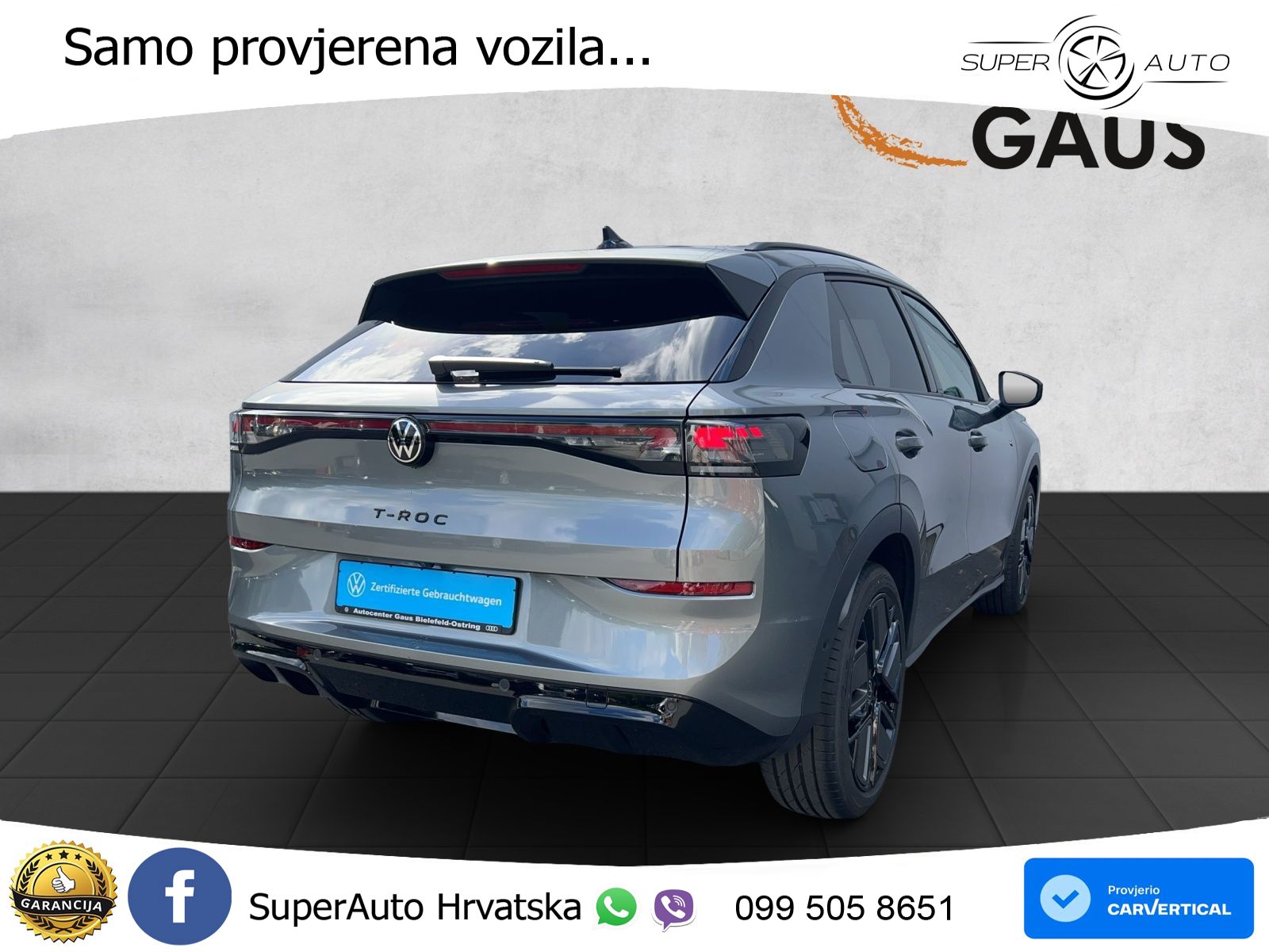 Volkswagen T-Roc 1.5 eTSI (150 KS)  DSG R-Line LED+GR SJED+ACC