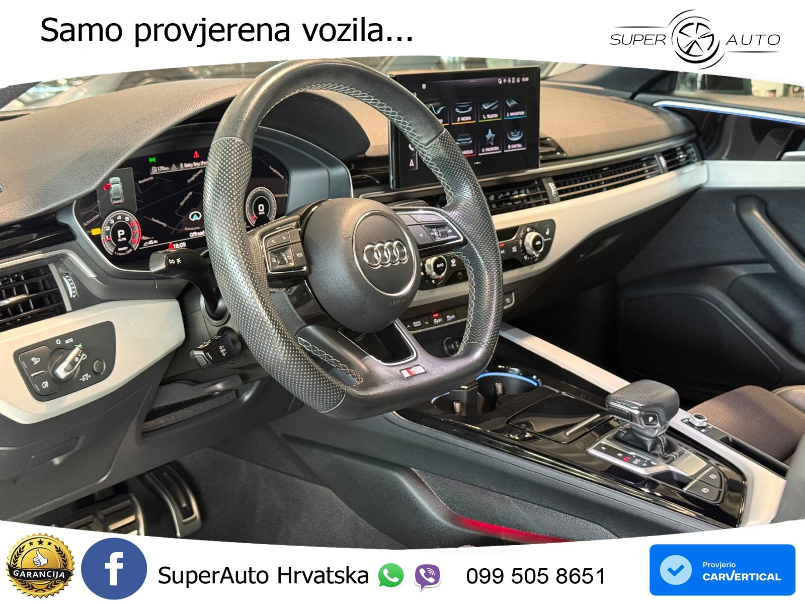 Audi A5 Sportback  40 TFSI (204 KS) S tronic S line LED+GR SJED+ACC