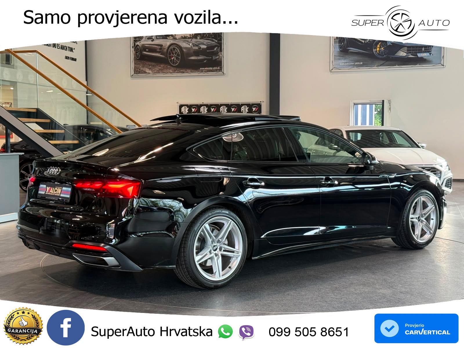 Audi A5 Sportback  40 TFSI (204 KS) S tronic S line LED+GR SJED+ACC