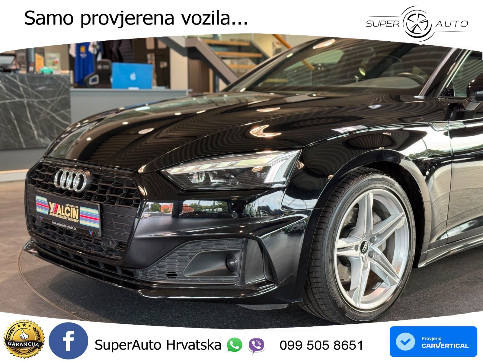 Audi A5 Sportback  40 TFSI (204 KS) S tronic S line LED+GR SJED+ACC