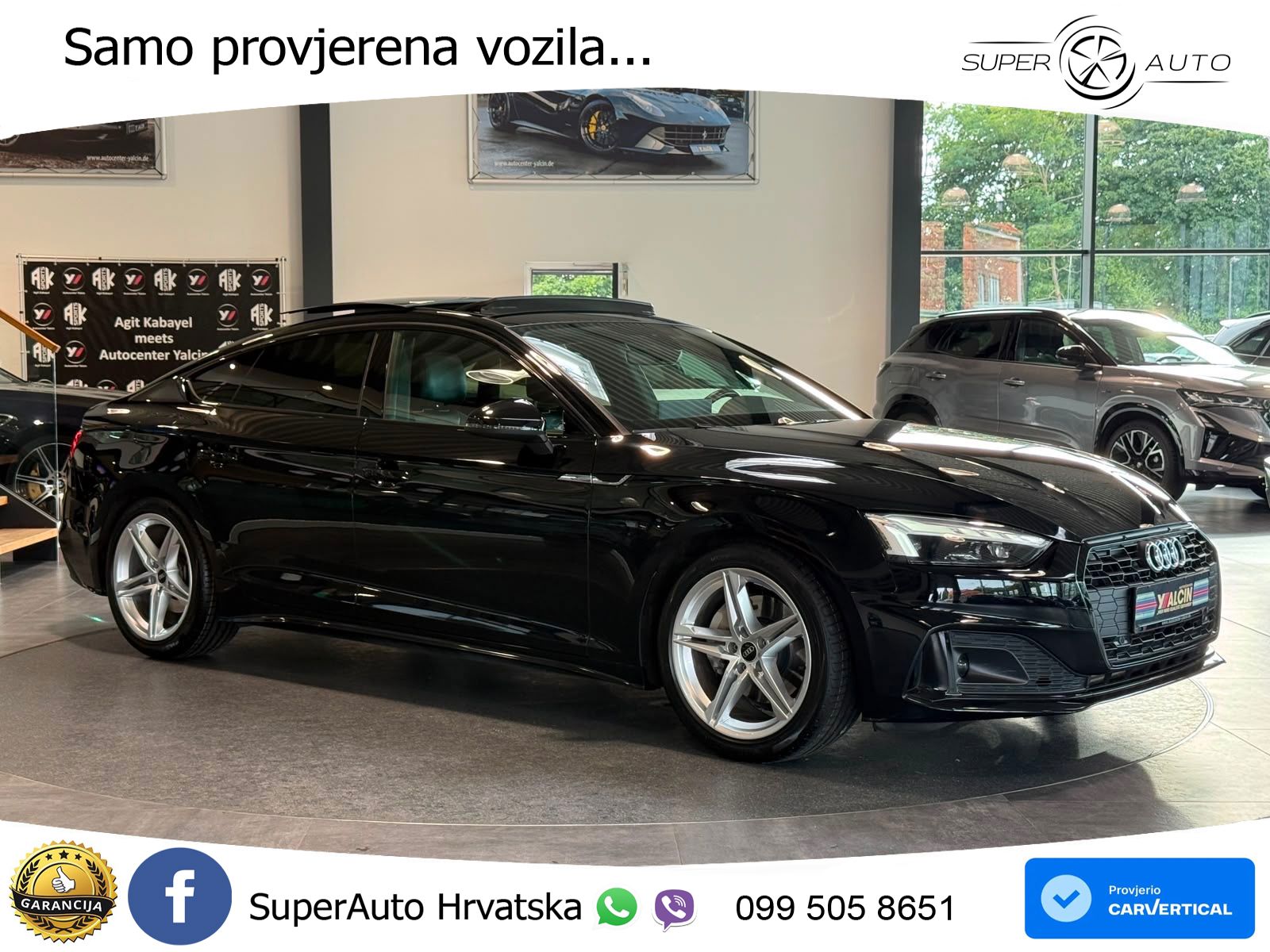 Audi A5 Sportback  40 TFSI (204 KS) S tronic S line LED+GR SJED+ACC
