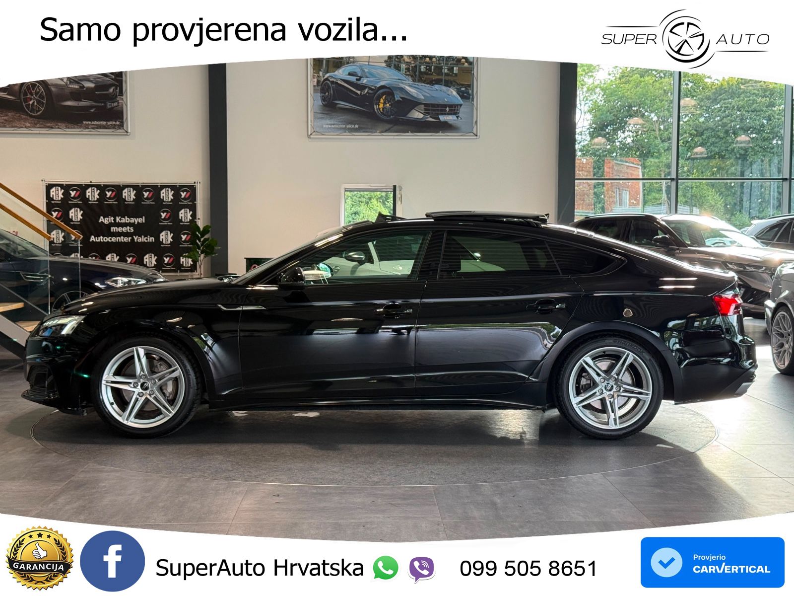 Audi A5 Sportback  40 TFSI (204 KS) S tronic S line LED+GR SJED+ACC