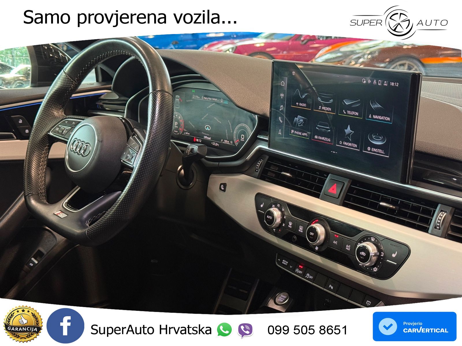 Audi A5 Sportback  40 TFSI (204 KS) S tronic S line LED+GR SJED+ACC