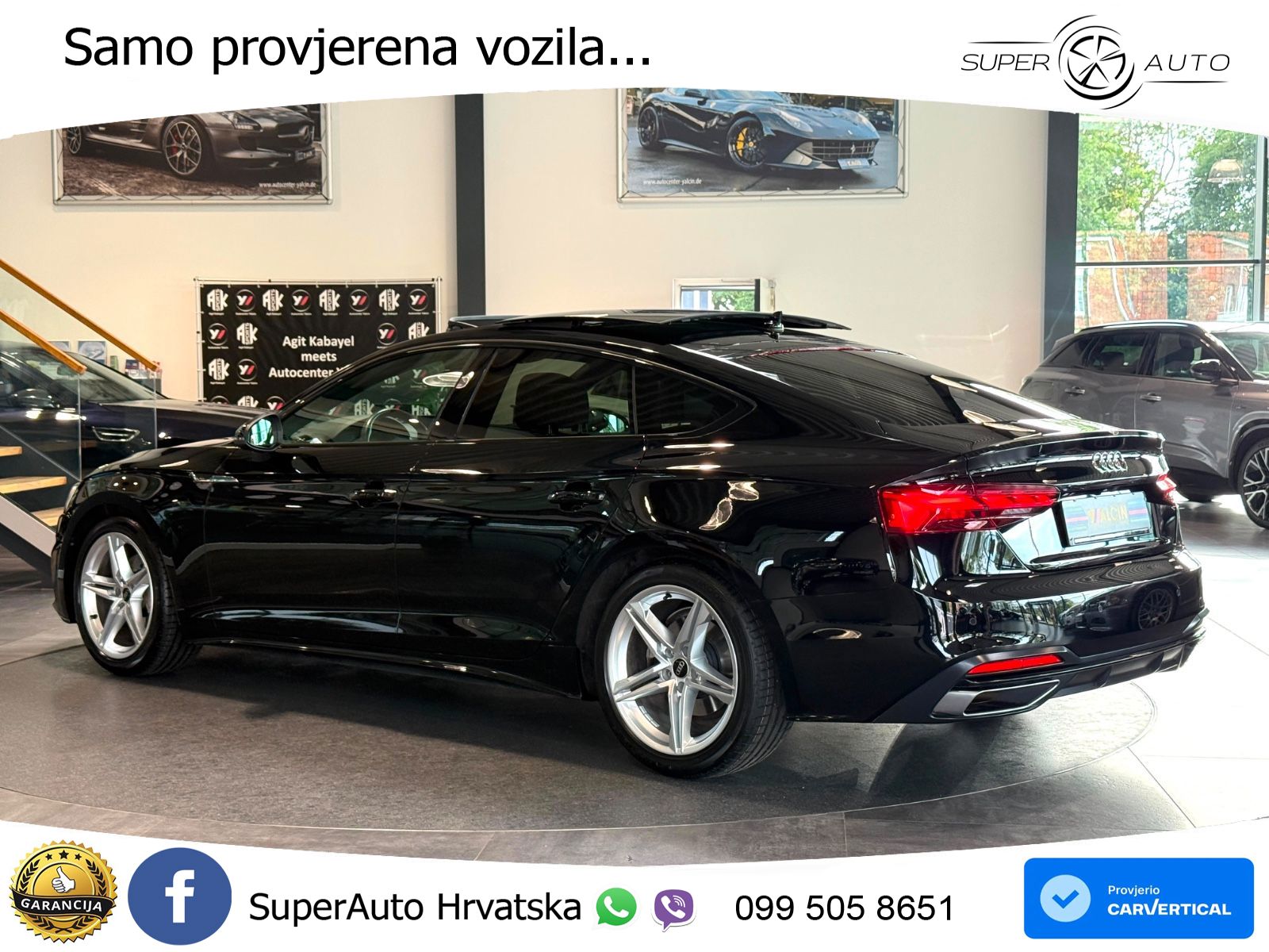Audi A5 Sportback  40 TFSI (204 KS) S tronic S line LED+GR SJED+ACC