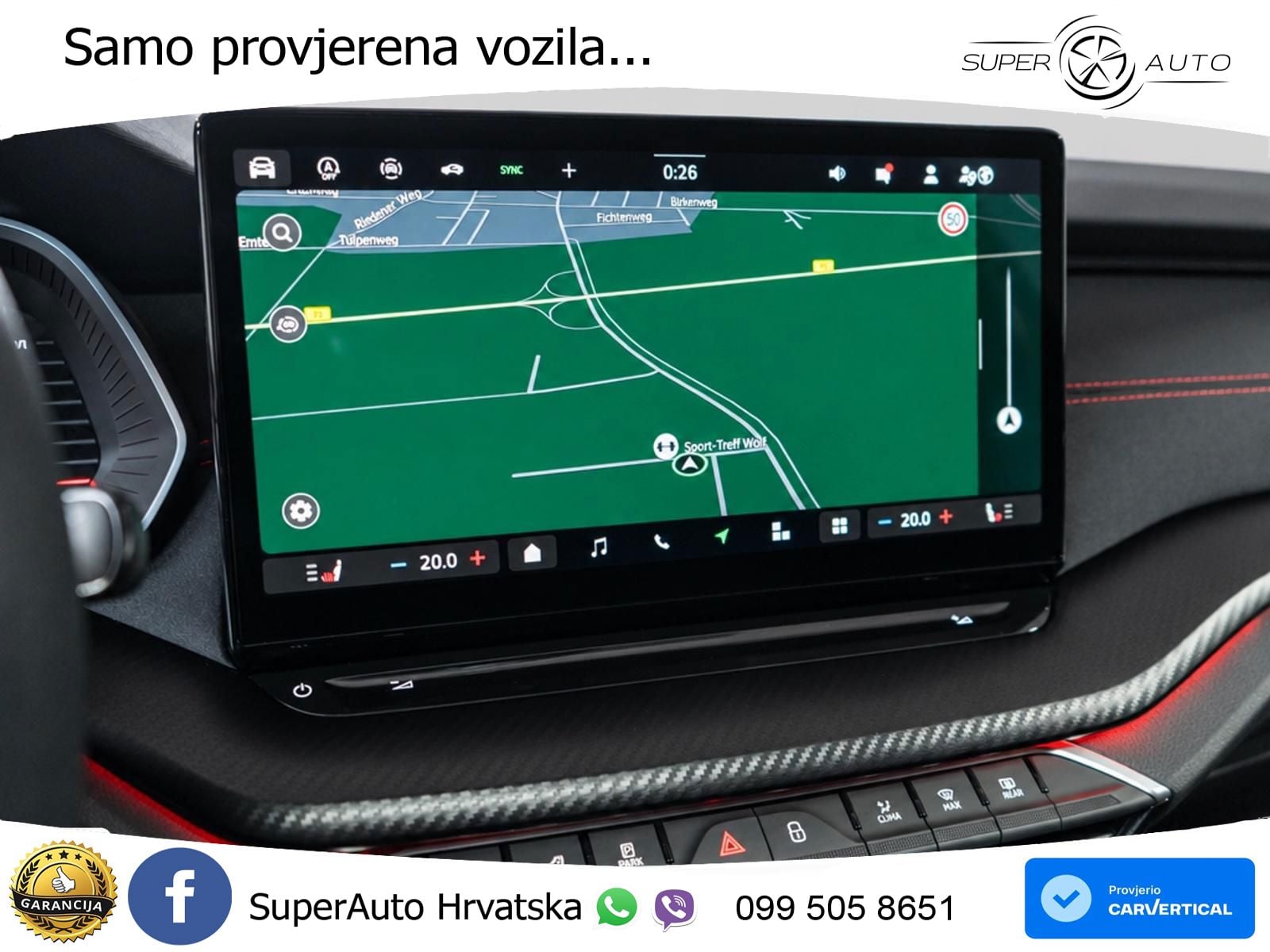 Škoda Octavia Combi RS 2.0 TSI (265 KS) DSG LED+GR SJED+ACC
