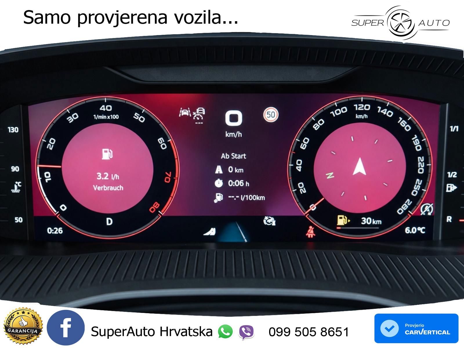 Škoda Octavia Combi RS 2.0 TSI (265 KS) DSG LED+GR SJED+ACC