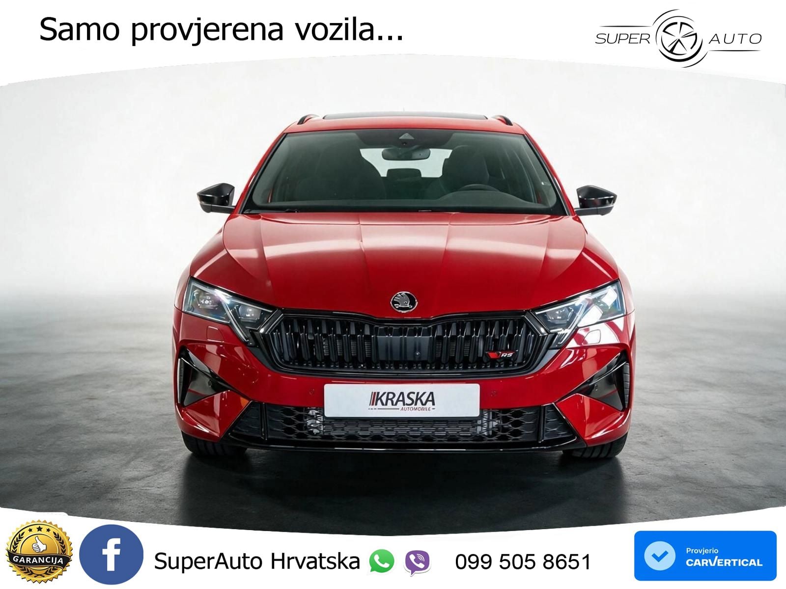 Škoda Octavia Combi RS 2.0 TSI (265 KS) DSG LED+GR SJED+ACC