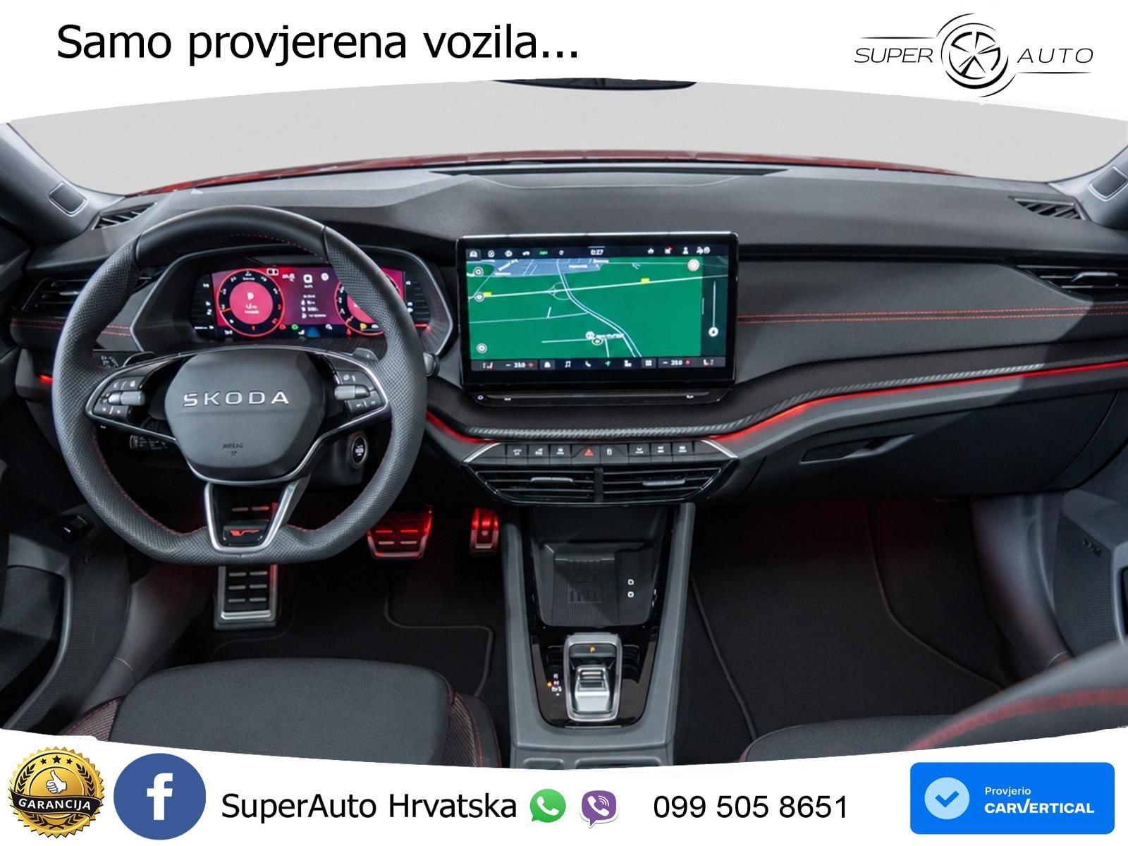 Škoda Octavia Combi RS 2.0 TSI (265 KS) DSG LED+GR SJED+ACC