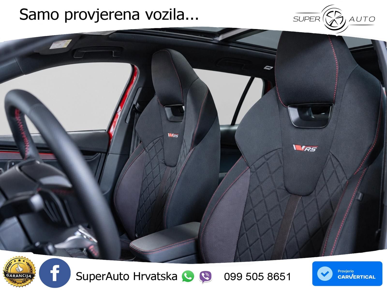 Škoda Octavia Combi RS 2.0 TSI (265 KS) DSG LED+GR SJED+ACC