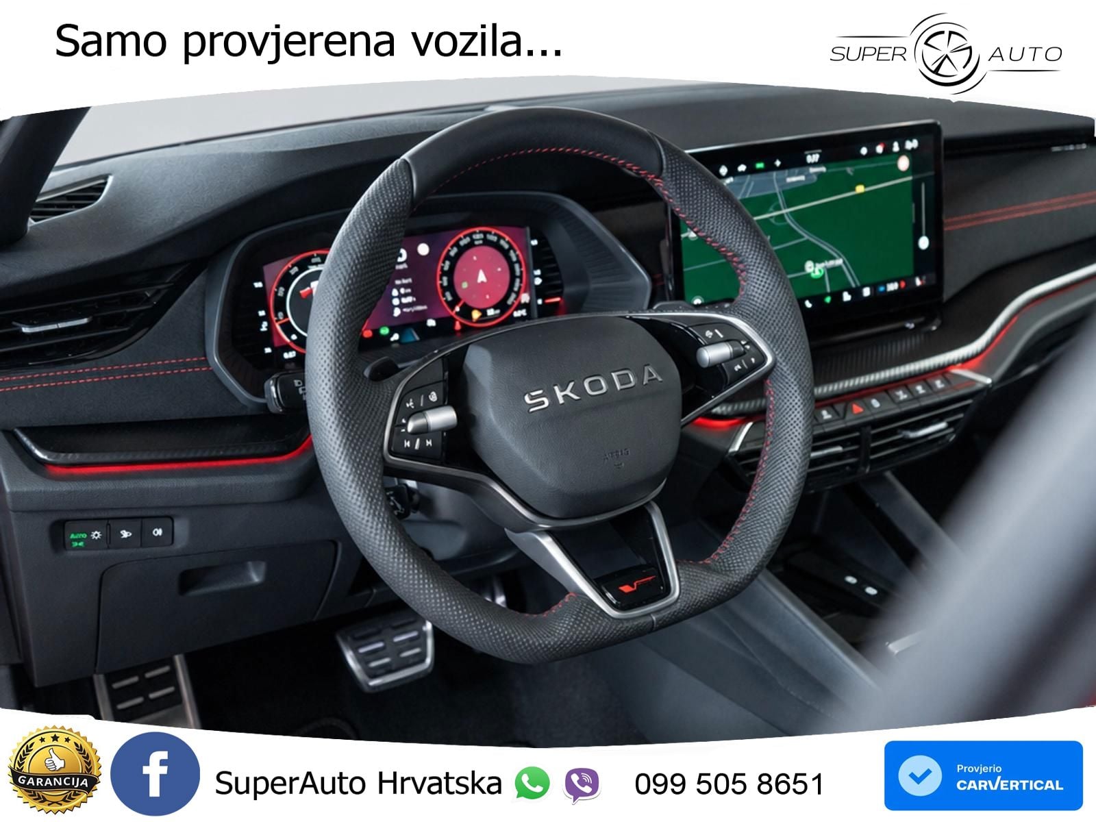 Škoda Octavia Combi RS 2.0 TSI (265 KS) DSG LED+GR SJED+ACC