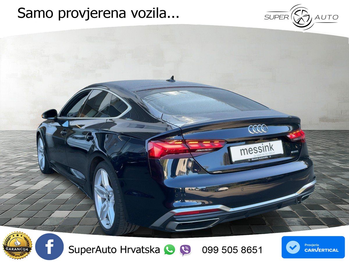 Audi A5 Sportback 40 TDI (204 KS) quattro S tronic S line MATRIX+GR SJED+KAM