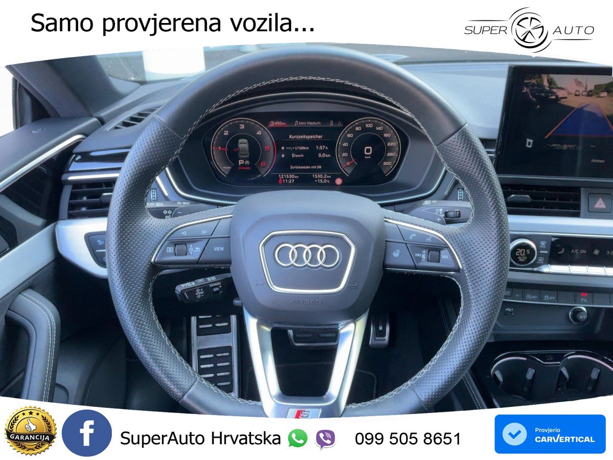 Audi A5 Sportback 40 TDI (204 KS) quattro S tronic S line MATRIX+GR SJED+KAM