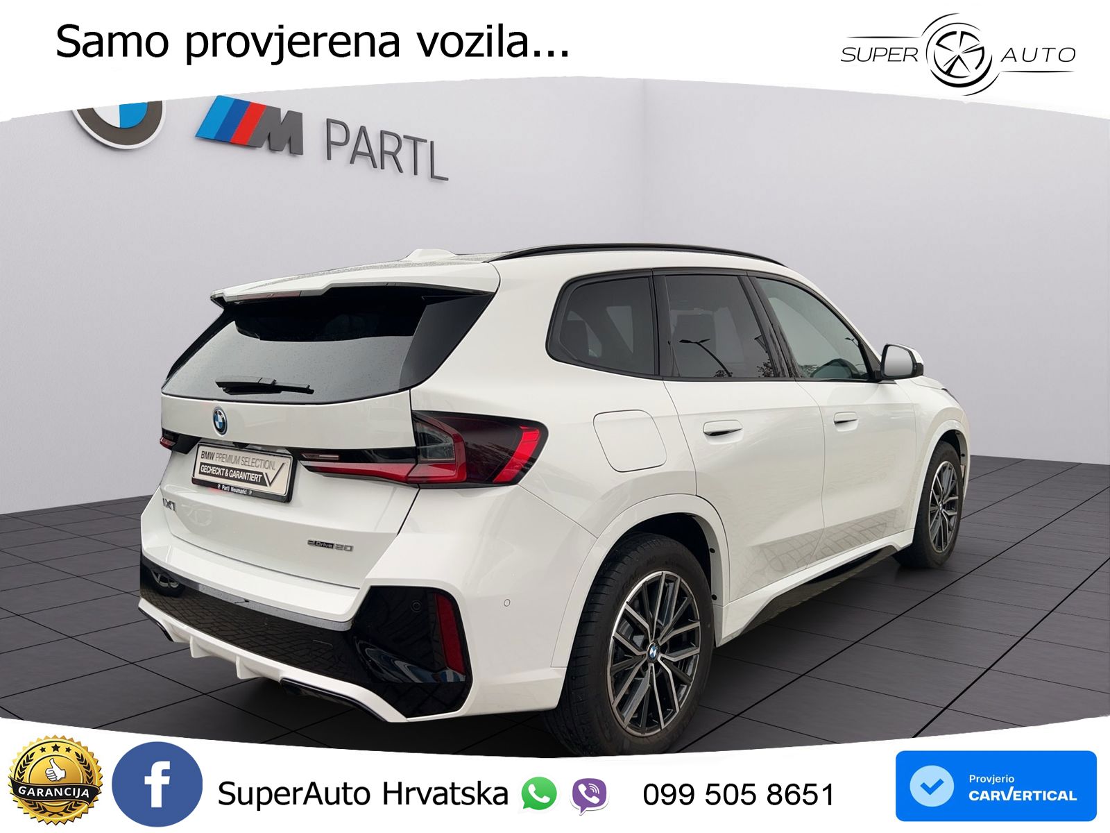 BMW iX1 66.5 kWh (204 KS) eDrive20 M Sport LED+GR SJED+ACC