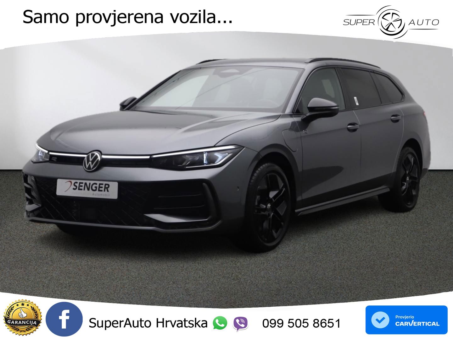 Volkswagen Passat Variant 1.5 TSI (272 KS) eHybrid DSG R-Line LED+GR SJED+ACC