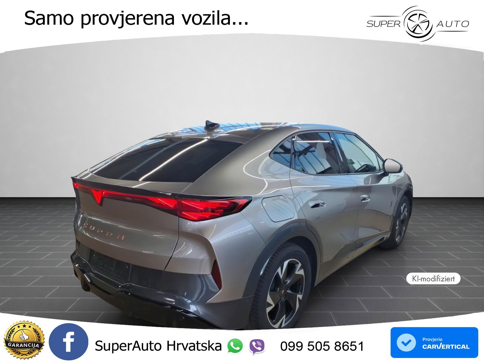 Cupra Tavascan 82 kWh (286 KS) LED+GR SJED+ACC