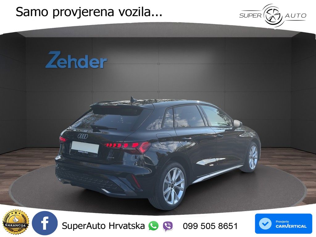 Audi A3 40 TFSI (204 KS) quattro S tronic S line LED+GR SJED+ACC