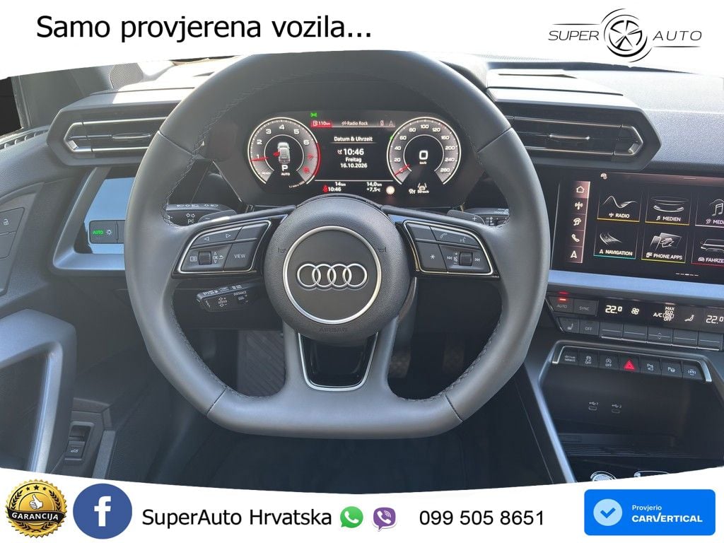 Audi A3 40 TFSI (204 KS) quattro S tronic S line LED+GR SJED+ACC