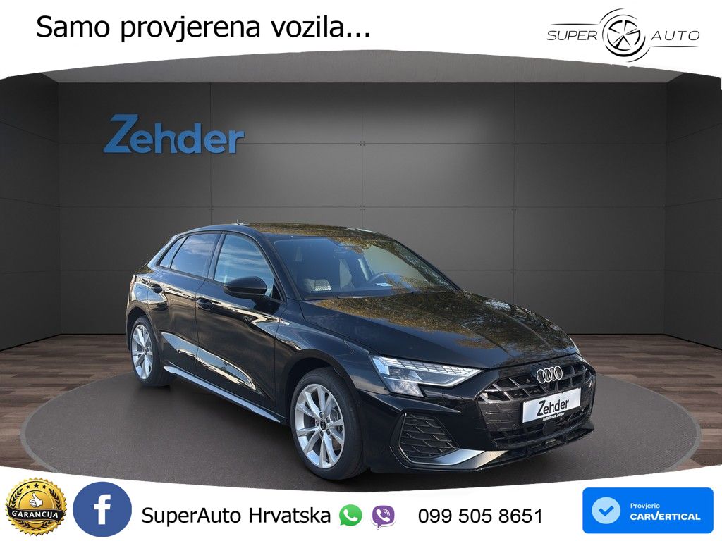 Audi A3 40 TFSI (204 KS) quattro S tronic S line LED+GR SJED+ACC