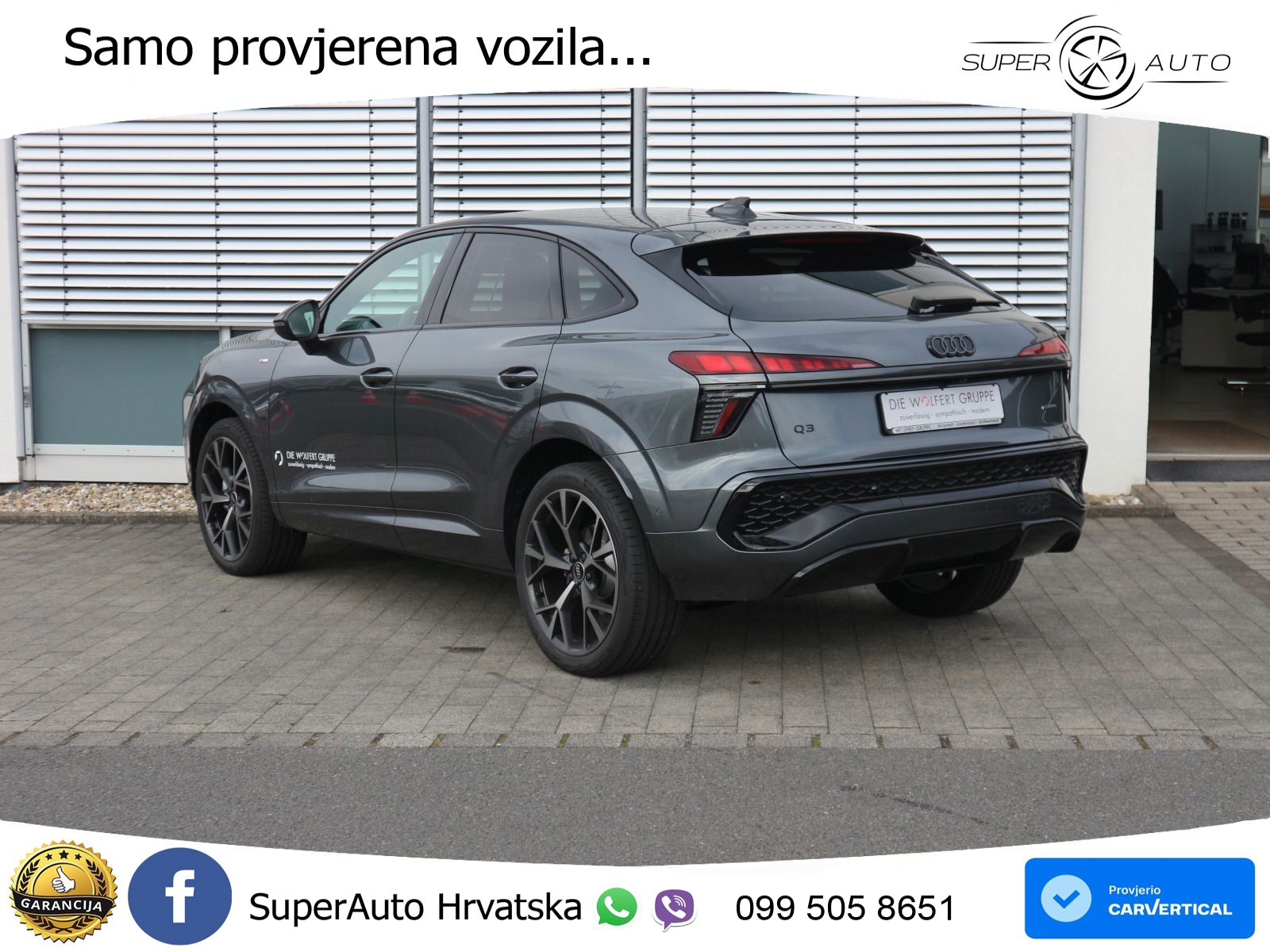 Audi Q3 III Sportback 2.0 TFSI (204 KS) quattro S tronic S line MATRIX+GR SJED+KAM