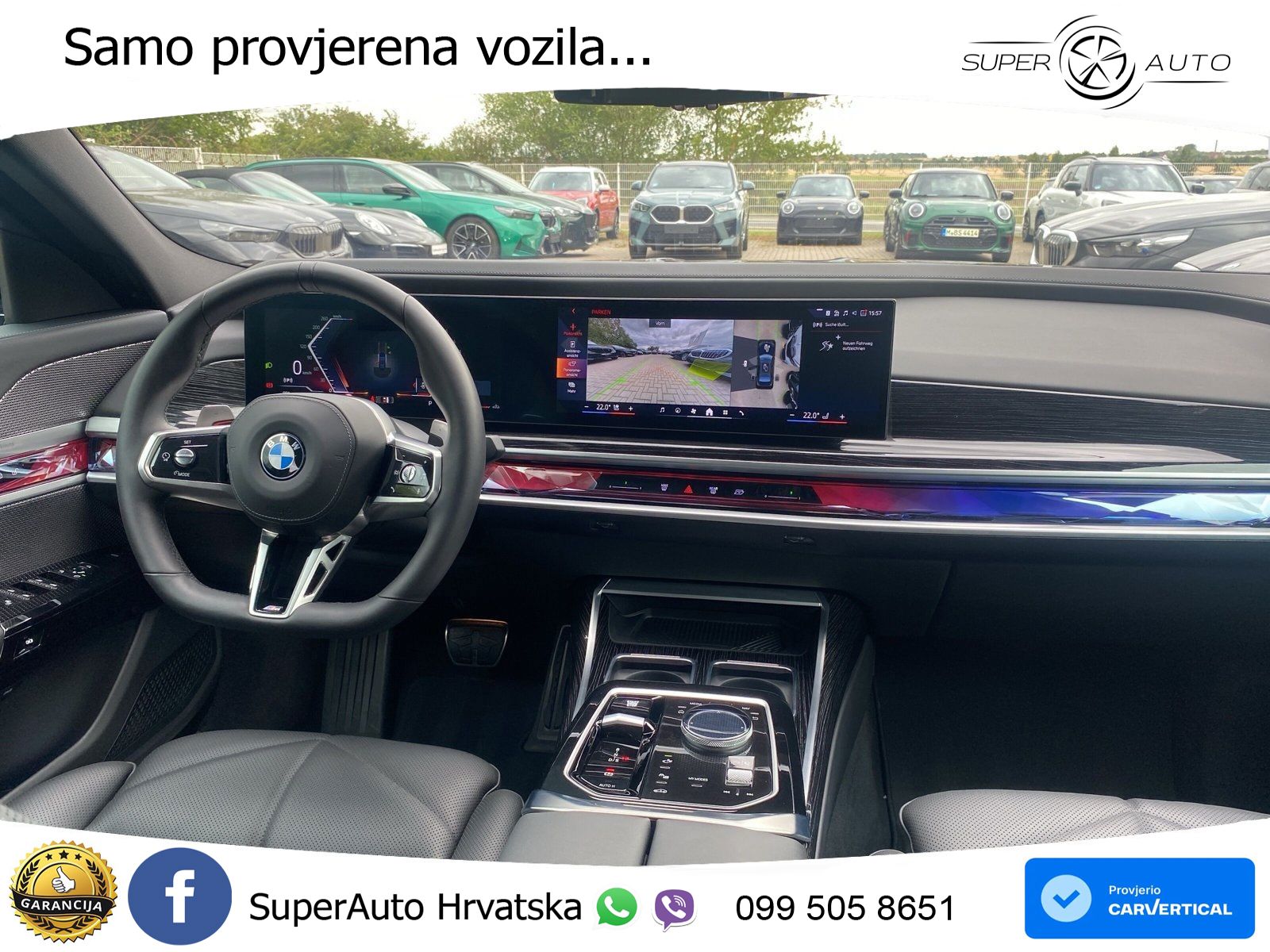BMW 740d (299 KS) xDrive Steptronic M Sport ZRAČNI+ACC+GR SJED+KAM+PANO