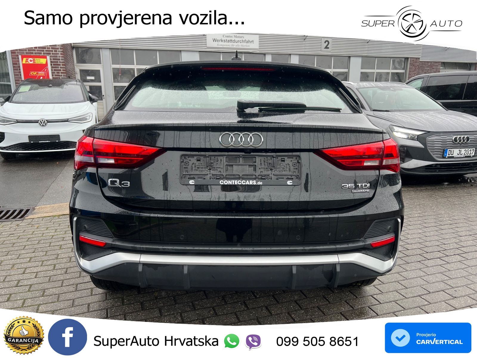 Audi Q3 Sportback 35 TDI (150 KS) quattro S tronic S line LED+GR SJED+ACC