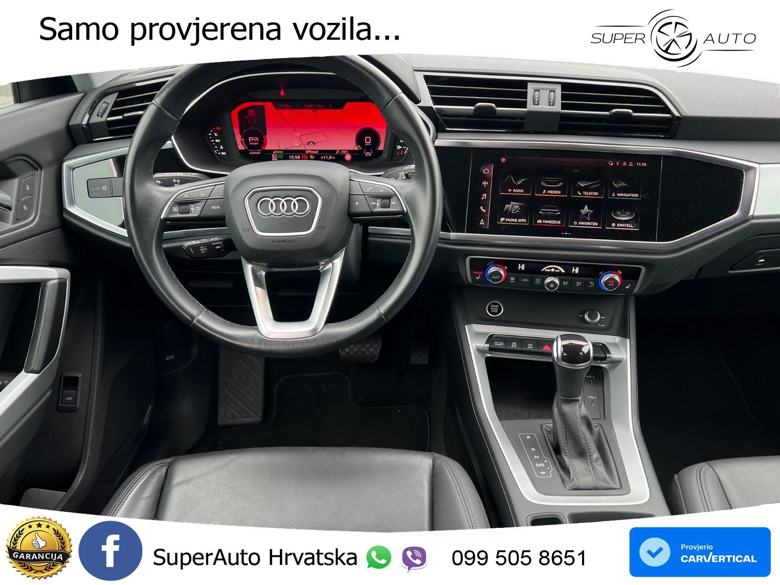 Audi Q3 Sportback 35 TDI (150 KS) quattro S tronic S line LED+GR SJED+ACC