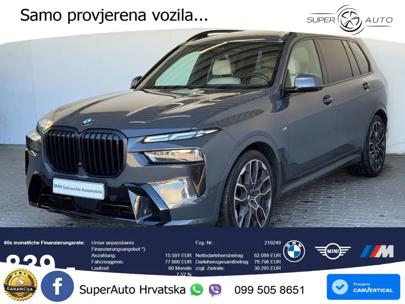 BMW X7 40d (352 KS) xDrive Steptronic M Sport