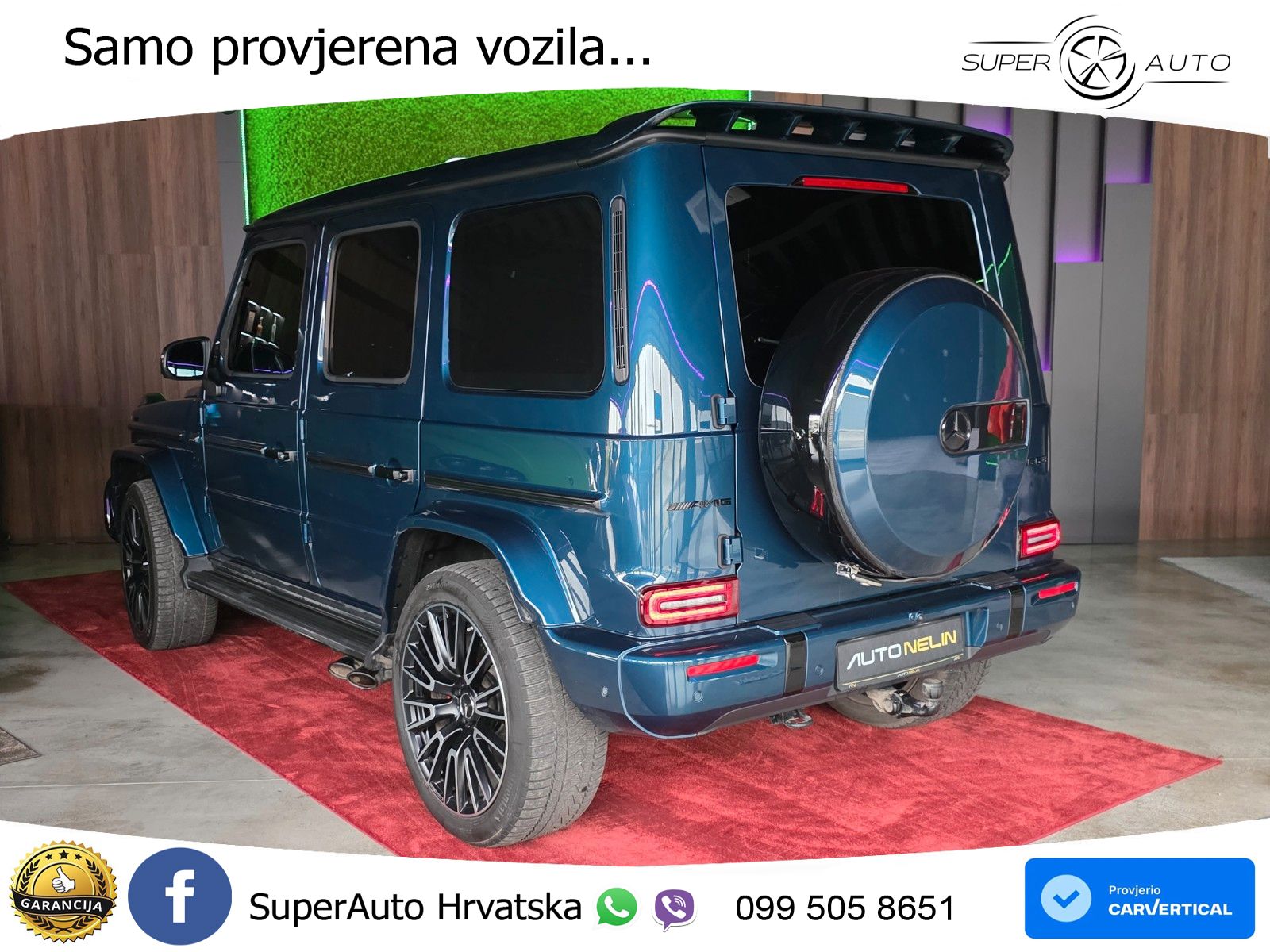 Mercedes AMG G 63 Long V8 (585 KS) 4MATIC 9G-TRONIC AMG SPEEDSHIFT TCT Superior